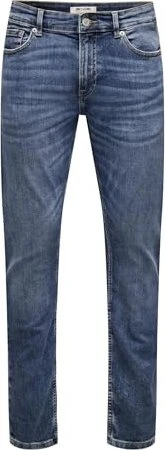 ONLY & SONS Skinny Mid Warp Jeans blue denim (Herren)