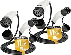 Absina Typ2 Ladekabel, 11kW,  5m