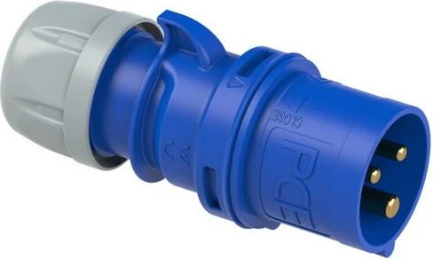 PCE CEE-Stecker 16A 230V blau