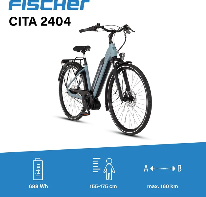 Fischer City Cita 2404 Active polar blue matt Modell 2025