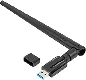 Lanberg NC-1200-WIE, WLAN-Adapter, 2.4GHz/5GHz WLAN, AC1200, USB-A 3.0 [Stecker] (NC-1200-WIE)