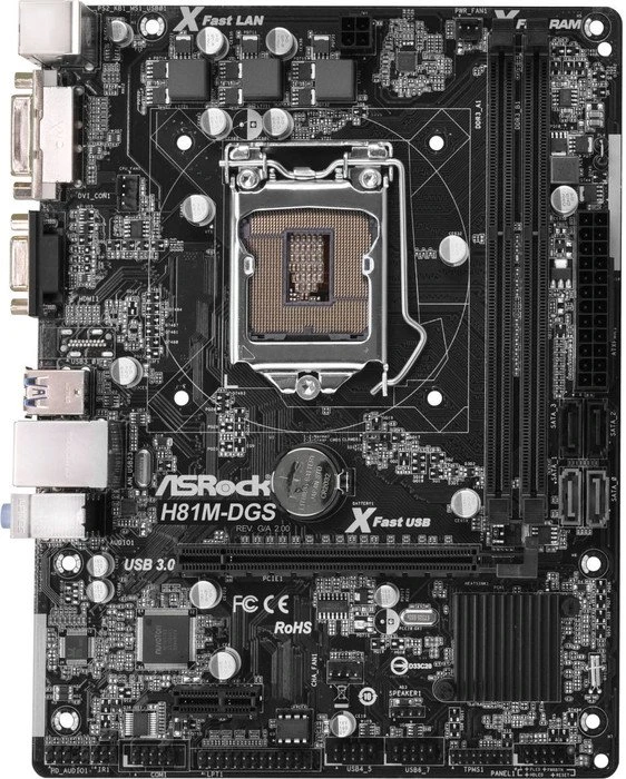 ASRock H81M-DGS R2.0 (Intel 1150)