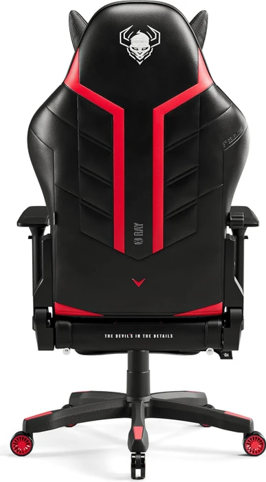 Diablo Chairs X-Ray 2.0 Normal Gamingstuhl, schwarz/rot