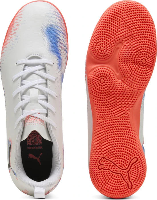 Puma Future 8 Play IN puma white/puma black/glowing red (Junior)