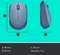 Logitech M171 Wireless Mouse blaugrau, USB Vorschaubild