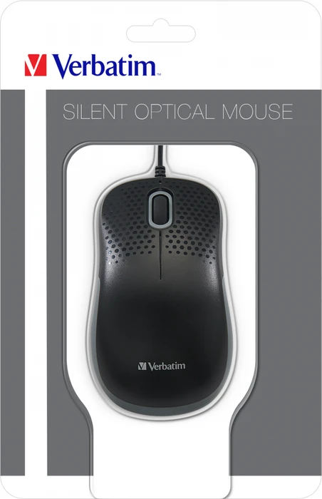 Verbatim Silent Optical Mouse schwarz, USB