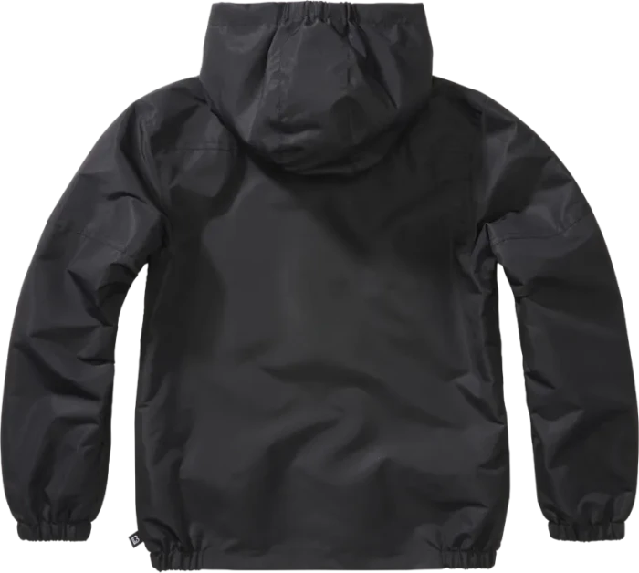 Brandit Windbreaker Summer Frontzip Jacke schwarz (Junior)