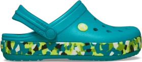 Crocs Crocband Glow Confetti Band Clog turbo teal/multi (Junior)