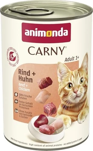 animonda Carny Rind und Huhn, 2.40kg (6x 400g)
