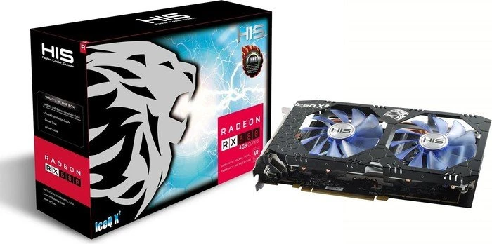 HIS Radeon RX 580 IceQ X² OC, 4GB GDDR5, DVI, HDMI, 3x DP