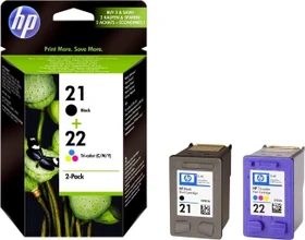 HP Druckkopf mit Tinte 21+22 schwarz/dreifarbig
