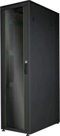 Digitus Professional Unique Serie Serverschrank 42HE, Sicherheitsglastür, IP2X, schwarz, 1000mm tief