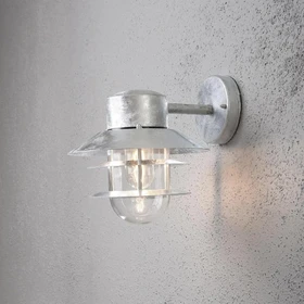 Konstsmide Modena E27 60W 22cm Wandleuchte hängend 1-flammig silber