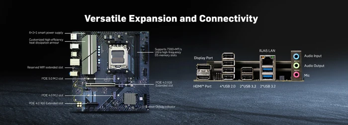 Sapphire B650M-E (AMD AM5)