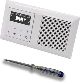 Jung Serie A Smart Radio DAB+, alpinweiß (DAB A WW)