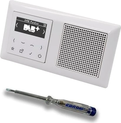 Jung Serie A Smart Radio DAB+, alpinweiß