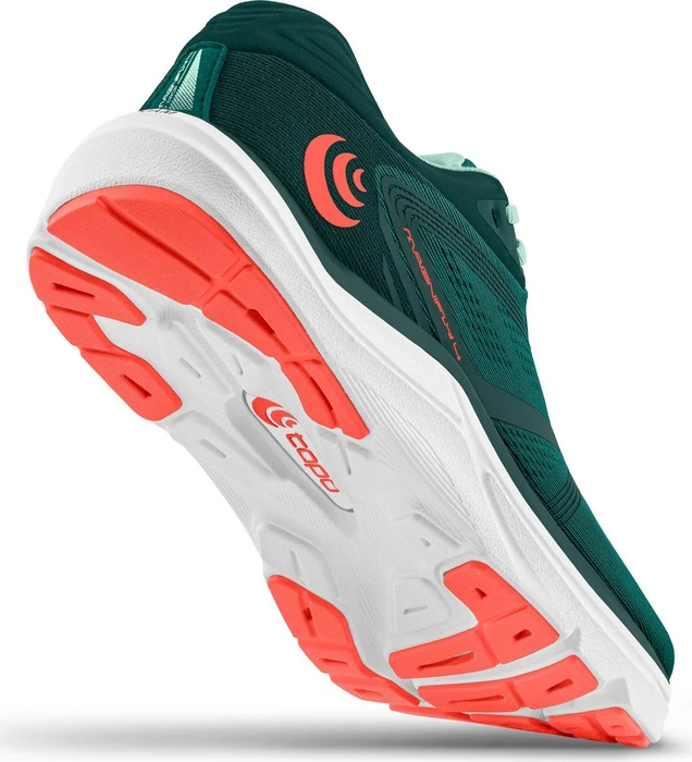 topo athletic Magnifly 4 emerald/coral (Damen)