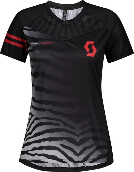 Scott Trail Vertic Pro Trikot kurzarm black/lollipop pink (Damen)