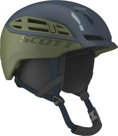 Scott Couloir Freeride Helm blue nights/green moss