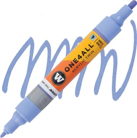 Molotow ONE4ALL Twin 1.5/4mm Acrylmarker pastellblauviolett