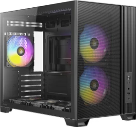 Antec Flux M, schwarz, Glasfenster (0-761345-10253-7)