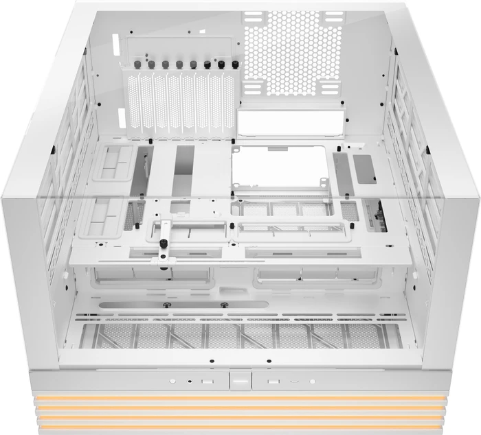 be quiet! Light Base 900 DX White, weiß, Glasfenster