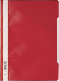 Durable Sichthefter, A4, rot/transparent, 50er-Pack