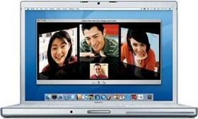 Apple MacBook Pro 15.4", silber, Core 2 Duo T7600, 2GB RAM, 160GB HDD, Mobility Radeon X1600, DE