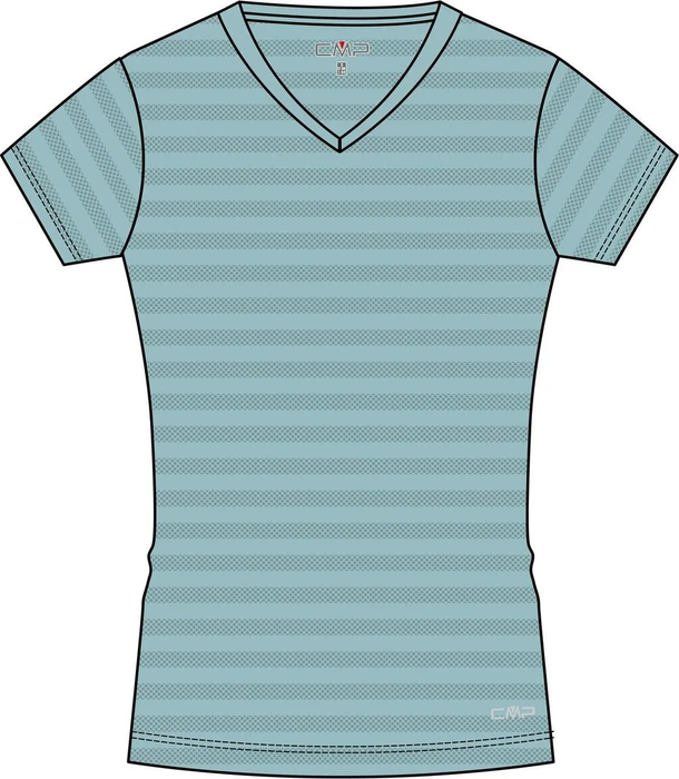CMP Horizontal Mesh Funktionsshirt kurzarm weiß (Damen)