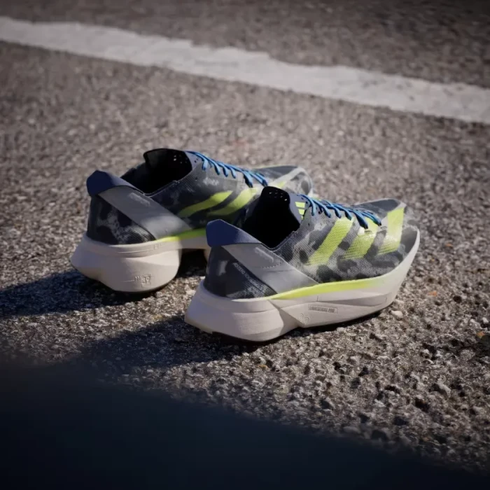 adidas Adizero Adios Pro 3 crystal white/lucid lemon/blue burst (Damen)