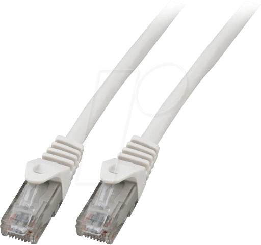 EFB Elektronik CCA Patchkabel, Cat5e, U/UTP, RJ-45/RJ-45, 3m, weiß