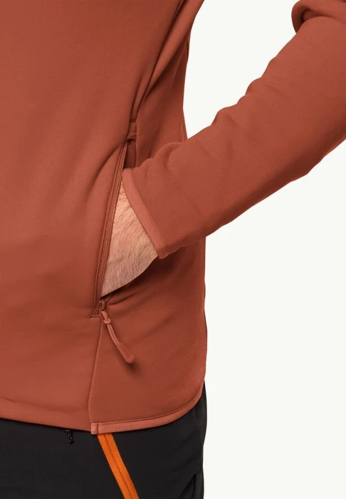 Jack Wolfskin Baiselberg Hoody FZ Jacke carmine (Herren)