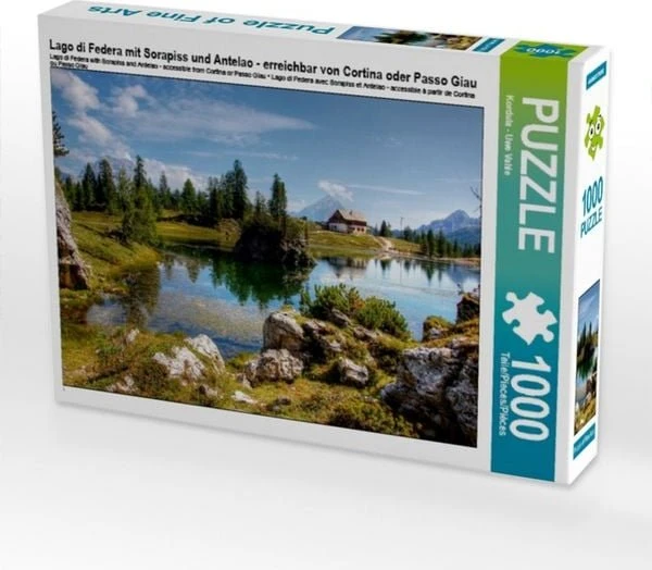 Calvendo Lago di Federa mit Sorapiss und Antelao - erreichbar von Cortina oder Passo Giau
