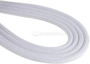 BitFenix Alchemy 4-Pin Molex Verlängerung 45cm, sleeved weiß/schwarz