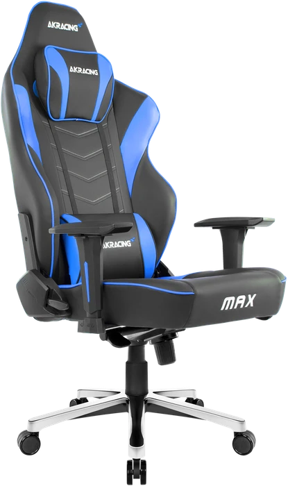 AKRacing Master Max Gamingstuhl, schwarz/blau