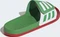 adidas TND Adilette vivid green/cloud white/scarlet Vorschaubild