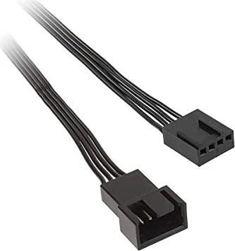 Kolink 4-Pin Verlängerung, 30cm, schwarz