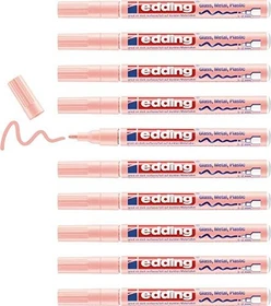 edding 751 Glanzlackmarker pastellrosa, 10er-Pack