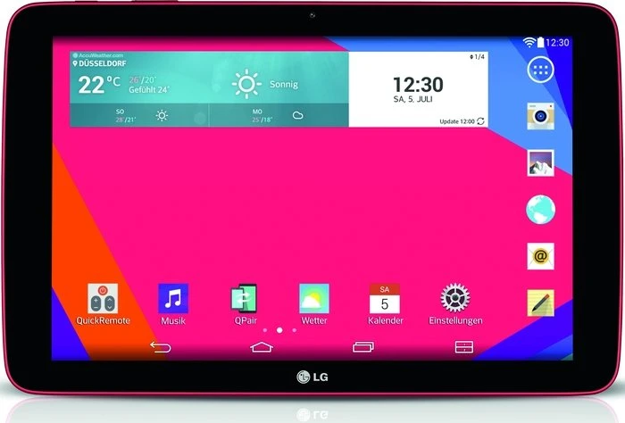 LG G Pad 10.1, rot, 16GB