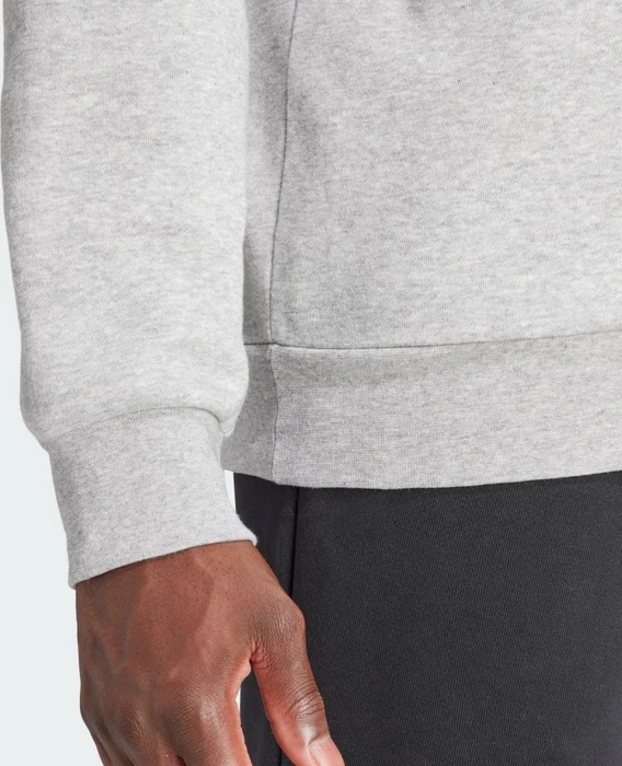 adidas Essentials Fleece Sweatshirt medium grey heather/black (Herren)