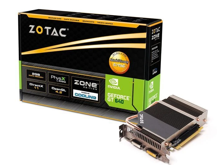 Zotac GeForce GT 640 Zone, 2GB DDR3, 2x DVI, Mini HDMI