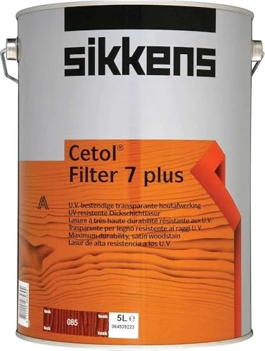 Sikkens Cetol Filter 7 Plus Dickschicht-Lasur 085 teak, 5l