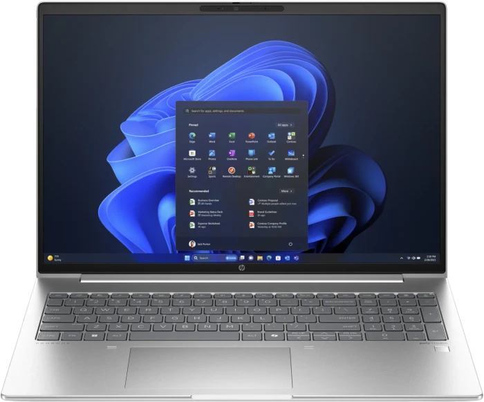 HP ProBook 465 G11, Pike Silver, Ryzen 5 7535U, 16GB RAM, 512GB SSD, DE