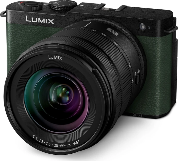 Panasonic Lumix DC-S9 grün mit Objektiv Lumix S 20-60mm 3.5-5.6