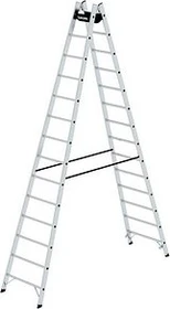 Günzburger Steigtechnik Alu 2-tlg. Stehleiter, 2x 14 Stufen
