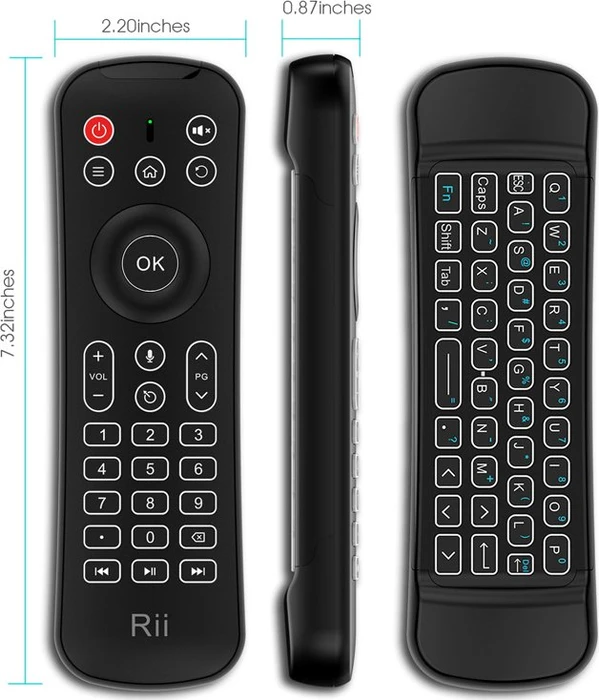 Riitek Rii MX6 schwarz, USB, DE