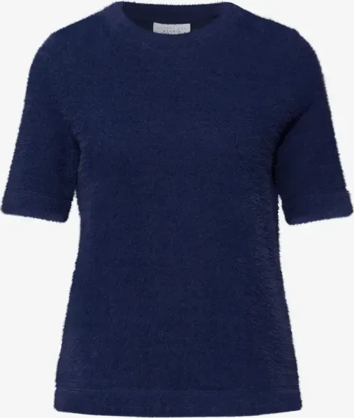 Street One Studio Kuscheliges Basic T-Shirt kurzarm zenith blue (Damen)