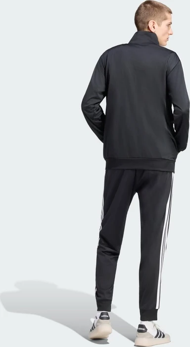 adidas Basic 3-Streifen Tricot Trainingsanzug schwarz/weiß (Herren)