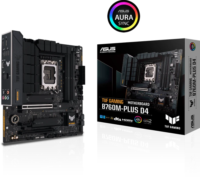 ASUS TUF Gaming B760M-Plus D4 (Intel 1700)