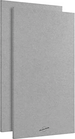 AudioSilk Akustikpaneele 116x58cm 2er Pack mittelgrau